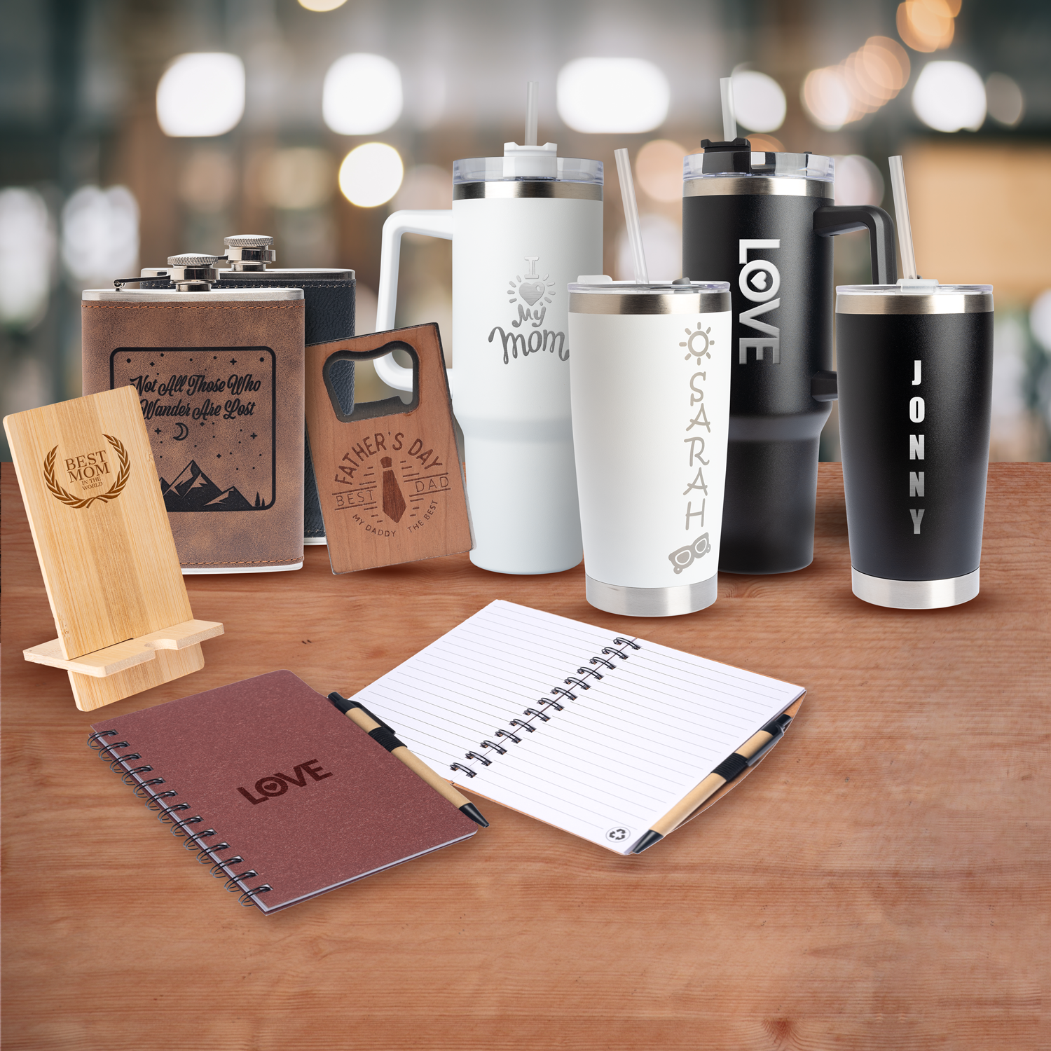 Laser Engraved Collection