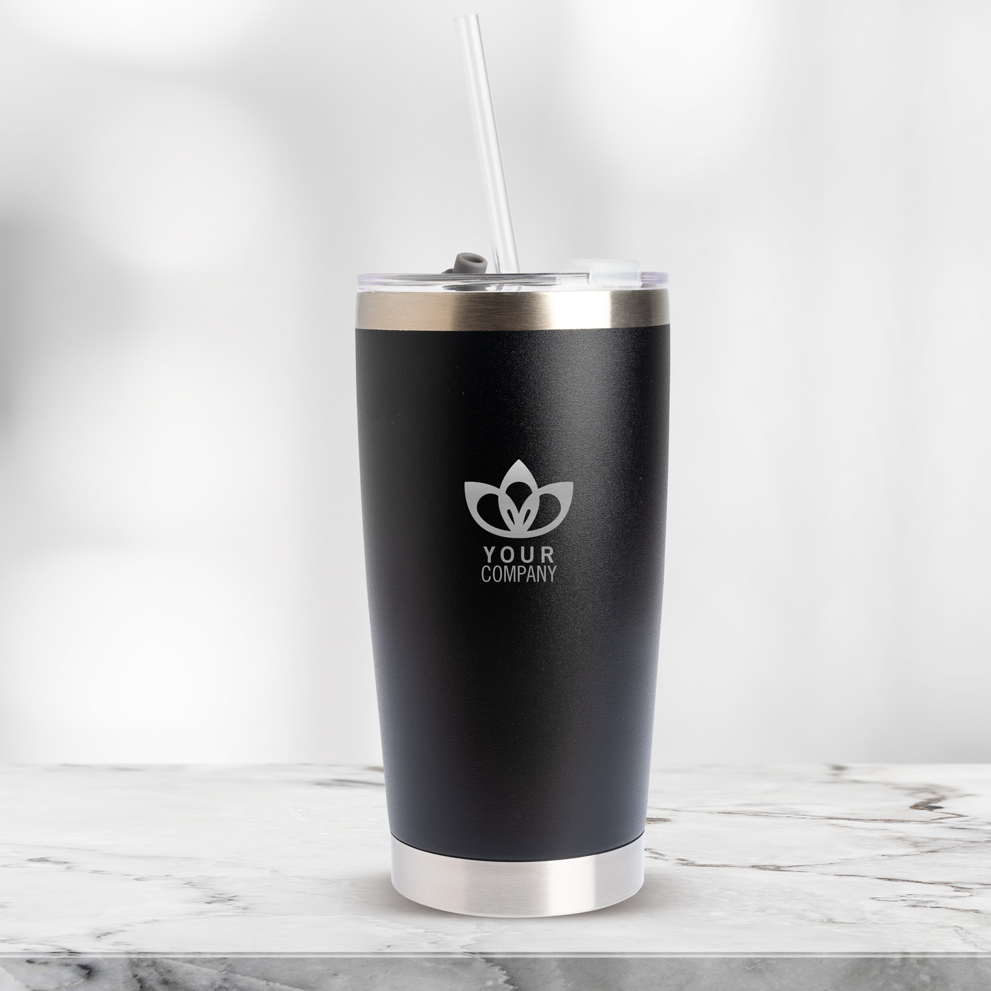 20oz. Travel Mug with Straw