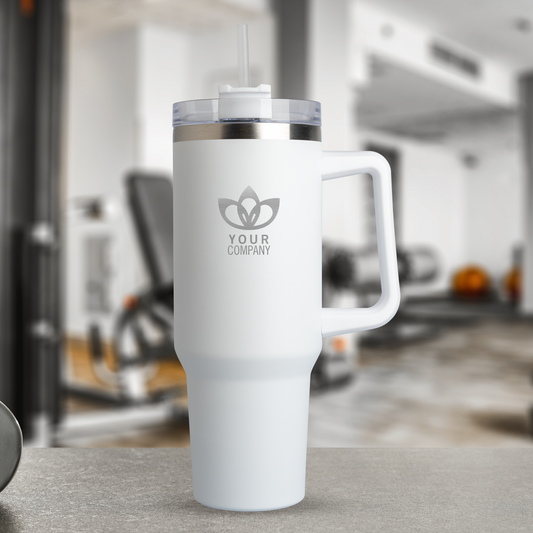 40oz. Travel Mug with Straw